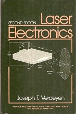 Laser Electronics Hardcover Joseph T. Verdeyen