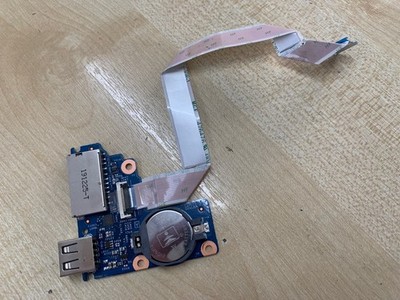 Dell Latitude 3400 3500 USB SD Card Reader Board + Kabel G6V2T 0G6V2T