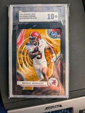 Germie Bernard Gold /50 2024 Bowmans Best Chrome U University Graded 10 SGC Mint