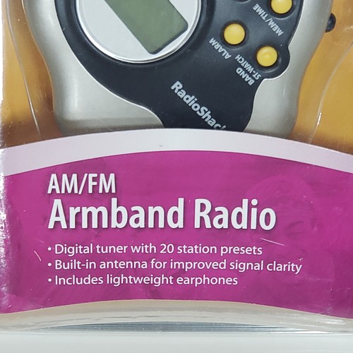 Radio Shack 12-820 AM/FM Tuner Watch Timer Armband Radio NOS Brand New - Picture 3 of 8