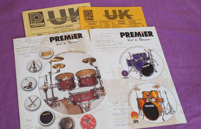 2 x Vintage Premier 90er Kataloge XPK Cabria Snares Hardware & Preislisten sehr guter Zustand