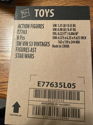 Star Wars Vintage Collection Sealed Case Boba Fett, Leia, Grogu,Sutton, Karla