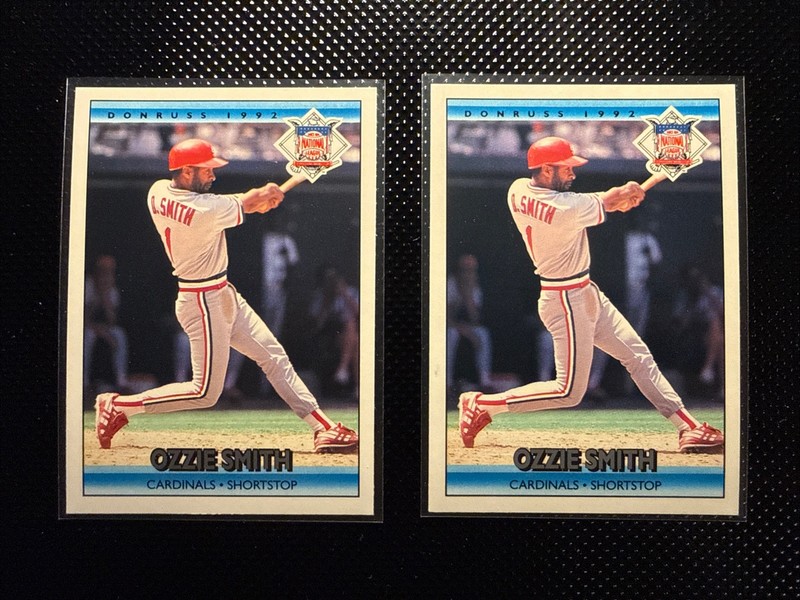 Lot Of 2 - 1992 Donruss - All-Star Ozzie Smith #423 - All NM/Mint