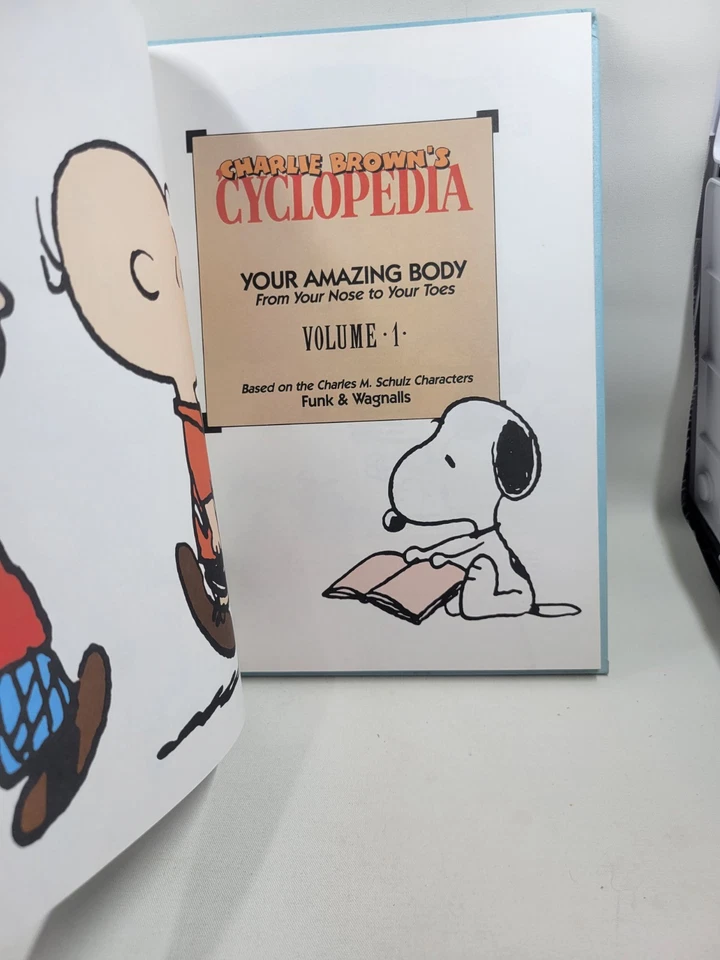 Peanuts Charlie Brown's 'CYCLOPEDIA BOOK #1 Your Amazing Body Nose to Toes - Image 4 of 4