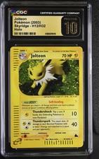 Jolteon H12/H32 Skyridge 2003 Holo CGC PRISTINE 10 NEW CERT on eBay