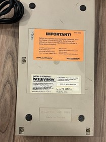 1983 Mattel Intellivision Computer Module & Keyboard Model 4182 & 4184 Untested