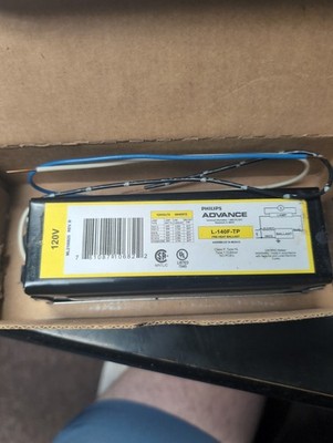 Philips Advance L140FTP Magnetic Fluorescent Ballast 120V F40T12 Preheat NOS