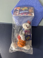 1996 McDonalds Space Jam Bugs Bunny Plush Toy WB MJ New Sealed