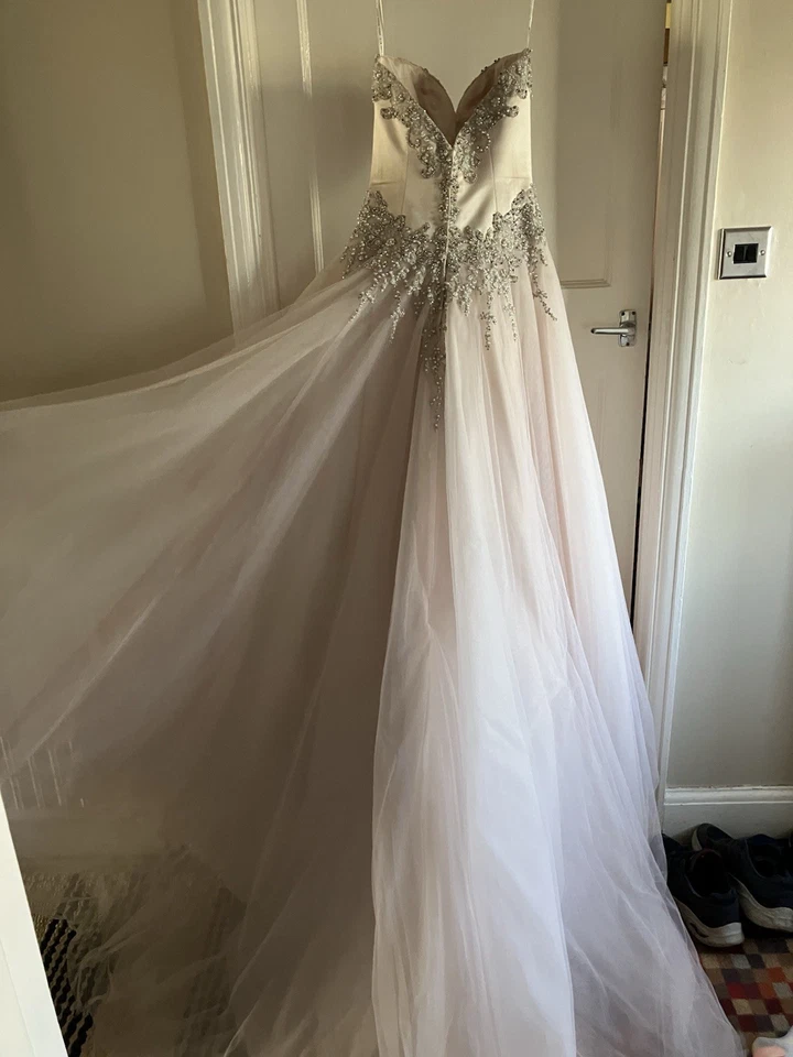 Kenneth Winston Private Label Wedding Dress Size 8 - Image 4 of 4