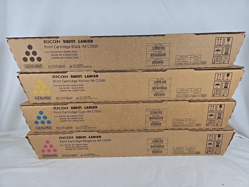 Genuine Ricoh Savin Lanier Toner SET IM C3500/C3000, 842251 842252 842253 842254 - 第 3/5 張圖片
