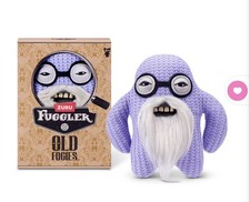 Zuru OLD FOGEY Fuggler Purple Knit MR. NEEDLES w/Beard 9 Plush Monster NIB
