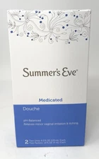 1 Box 2 Units Summer’s Eve Feminine Medicated Douche pH-Balanced (Exp 8/25)