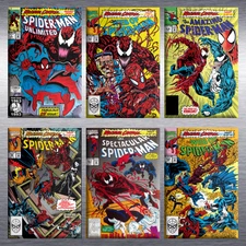 Spider-Man Venom Maximum Carnage Comic Cover High Quality Magnet Set #1 - 14