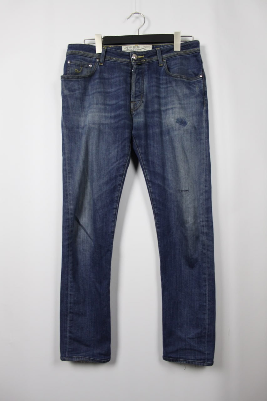 JACOB COHEN Denim Blue PW688 COMF Handmade Tailored Jeans Size 34