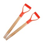  2 PCS Replacement Gardening Handle Handles for Long D-handle Shovels