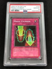 Yugioh 2003 Magic Cylinder LON-104 PSA 10 Secret Rare