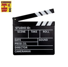 Movie Clapper Board ~ Hollywood Fancy Dress Film Production Prop Accessory