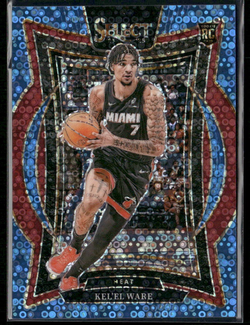 2024-25 Select - Concourse Kel'el Ware #66 Light Blue Disco Prizm /99 RC