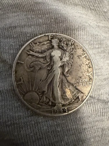 1944 S Walking Liberty Half Dollar AU Condition, 90% Silver Nice Coin! WL-4428s