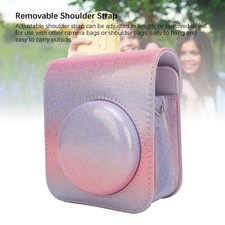 Instant Camera Case Rainproof Scratch Proof PU Leather Camera Protective Bag