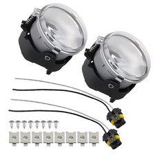 Clear Lens Bumper Fog Light Lamps W Bulbs Fit For Jeep Grand Cherokee 2005-2010