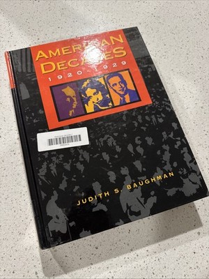 American Decades Ser.: American Decades, 1920-1929 by Manly (1995, Hardcover)