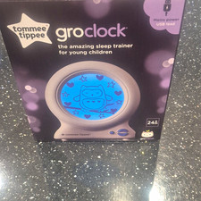Tommee Tippee Groclock Digital Sleep Trainer Alarm Clock USB Powered