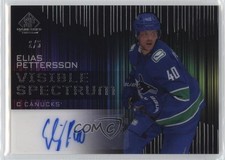 2024-25 SP Game Used Visible Spectrum Achievement 2/5 Elias Pettersson Auto 0he