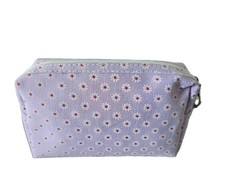 Kleine Kosmetiktasche flieder lila mit Streub...