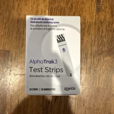 NEW! AlphaTRAK 3 Blood Glucose Test Strips (50 Strips) for Dog and Cats