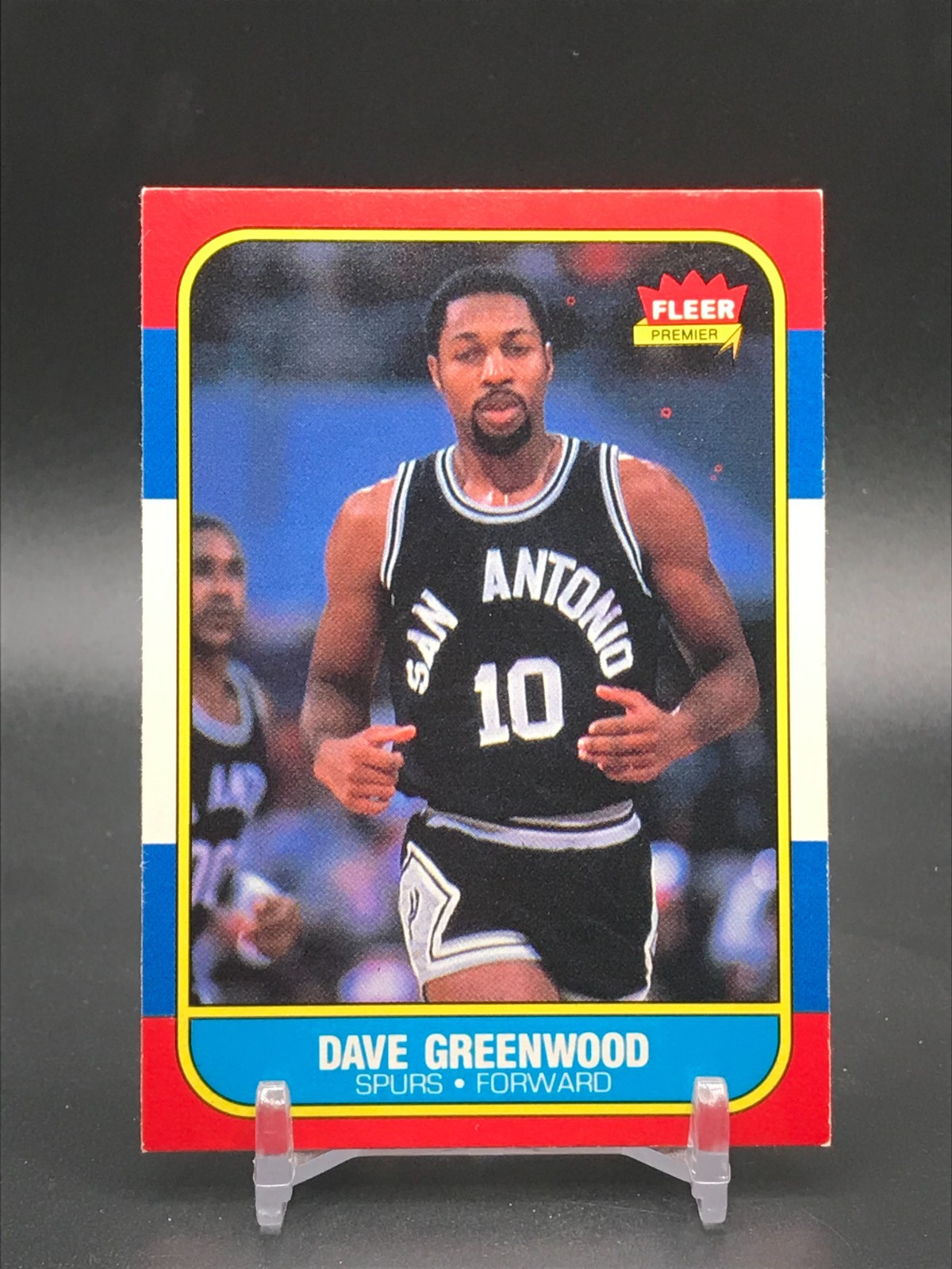 1986-87 Fleer #41 David Greenwood SPURS