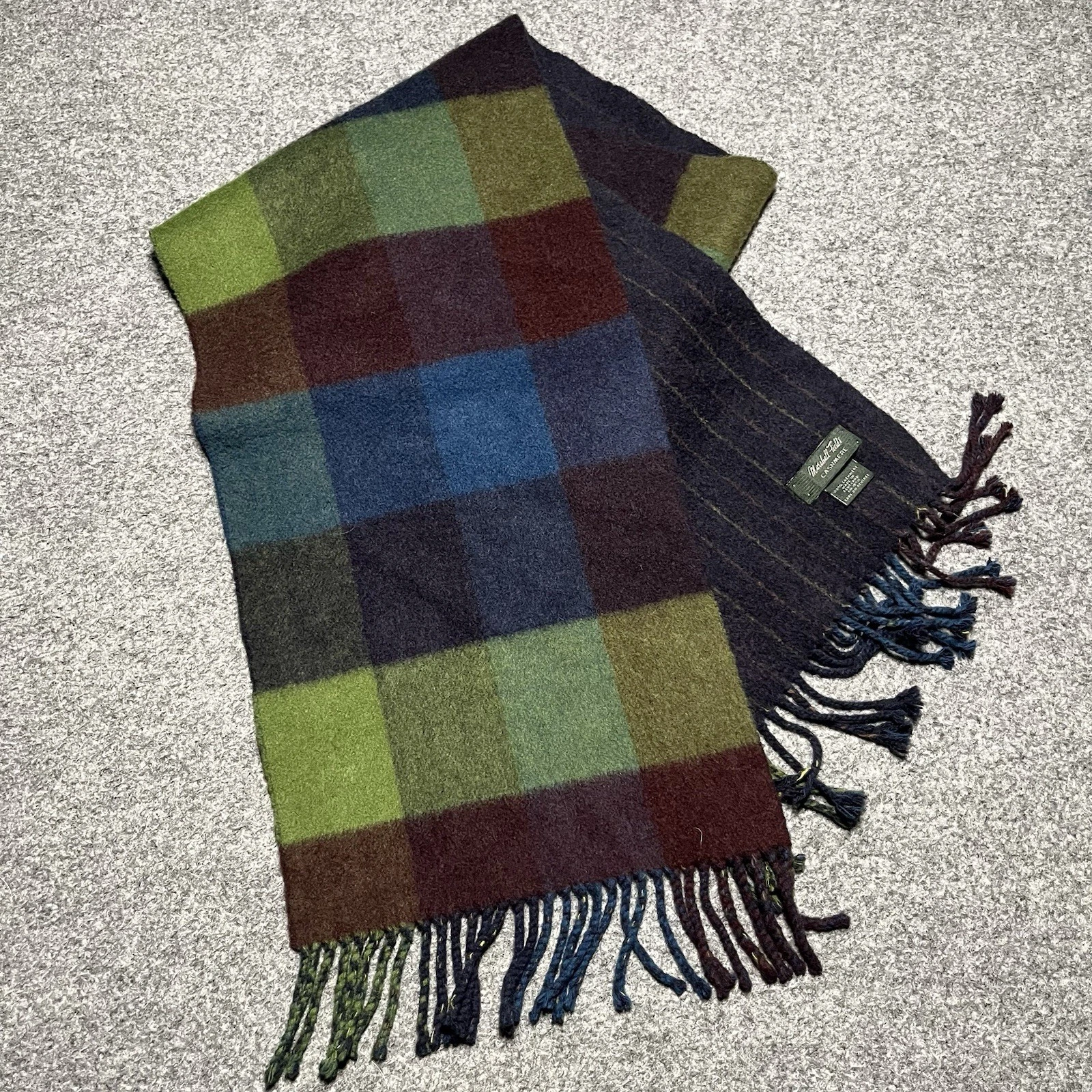 Vintage Marshall Fields Cashmere Scarf Plaid Scotland Colorful Soft Outdoor
Opens in a new window or