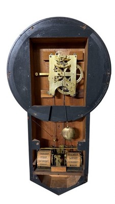 Restored SETH THOMAS 'Office' Victorian Rosewood Double Dial