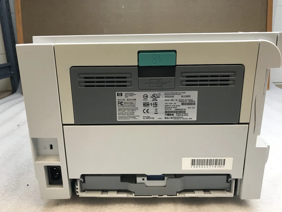 HP LaserJet P2035 workgroup Monochrome Laser Printer 53K Page count Tested - Image 4 of 4