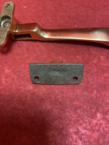 Window Casement Fastener And Catch Polished Brass Georgian Style Rope Design - Picture 8 of 10