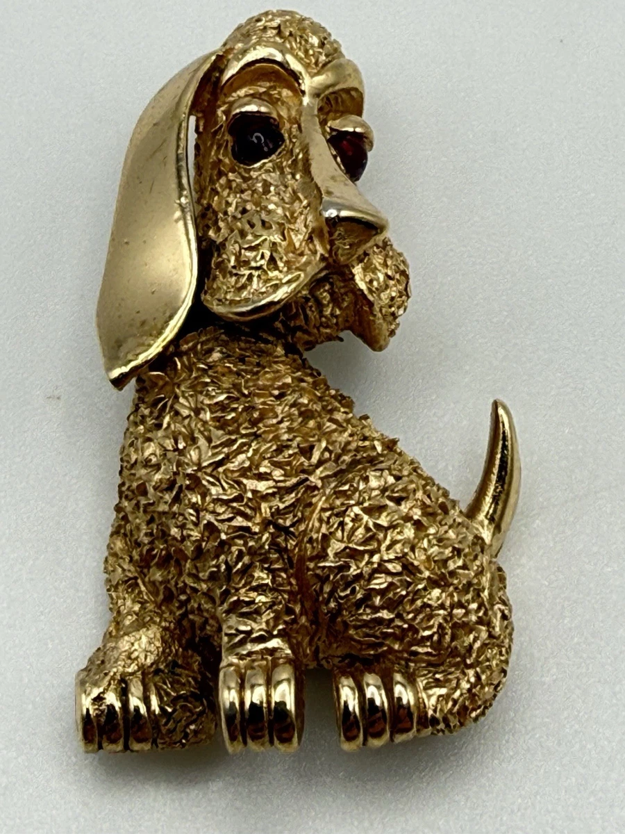 Trifari Dog Brooch for sale | eBay