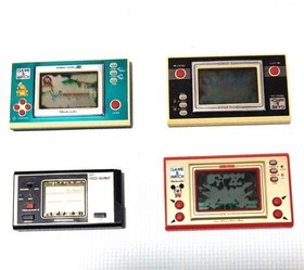 Nintendo Game & Watch Donkey Kong Jr. Mickey Mouse Bandai Cross Highway 4 inch