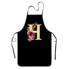 Monogrammed Aprons - A-Z Initial, Letter Aprons for Cooking and Monogrammed-h