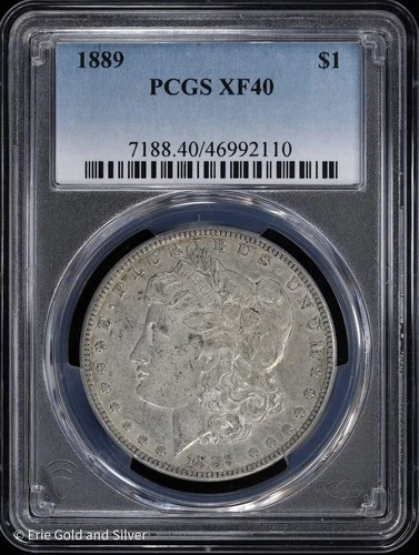 1889-P $1 Morgan Silver Dollar PCGS XF 40