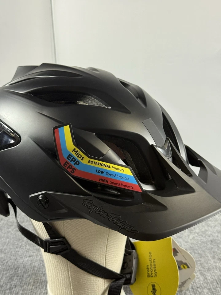 Troy Lee Designs A3 MIPS 山地自行车头盔 Uno 黑色 XL/2XL — 第 4/4 张图片