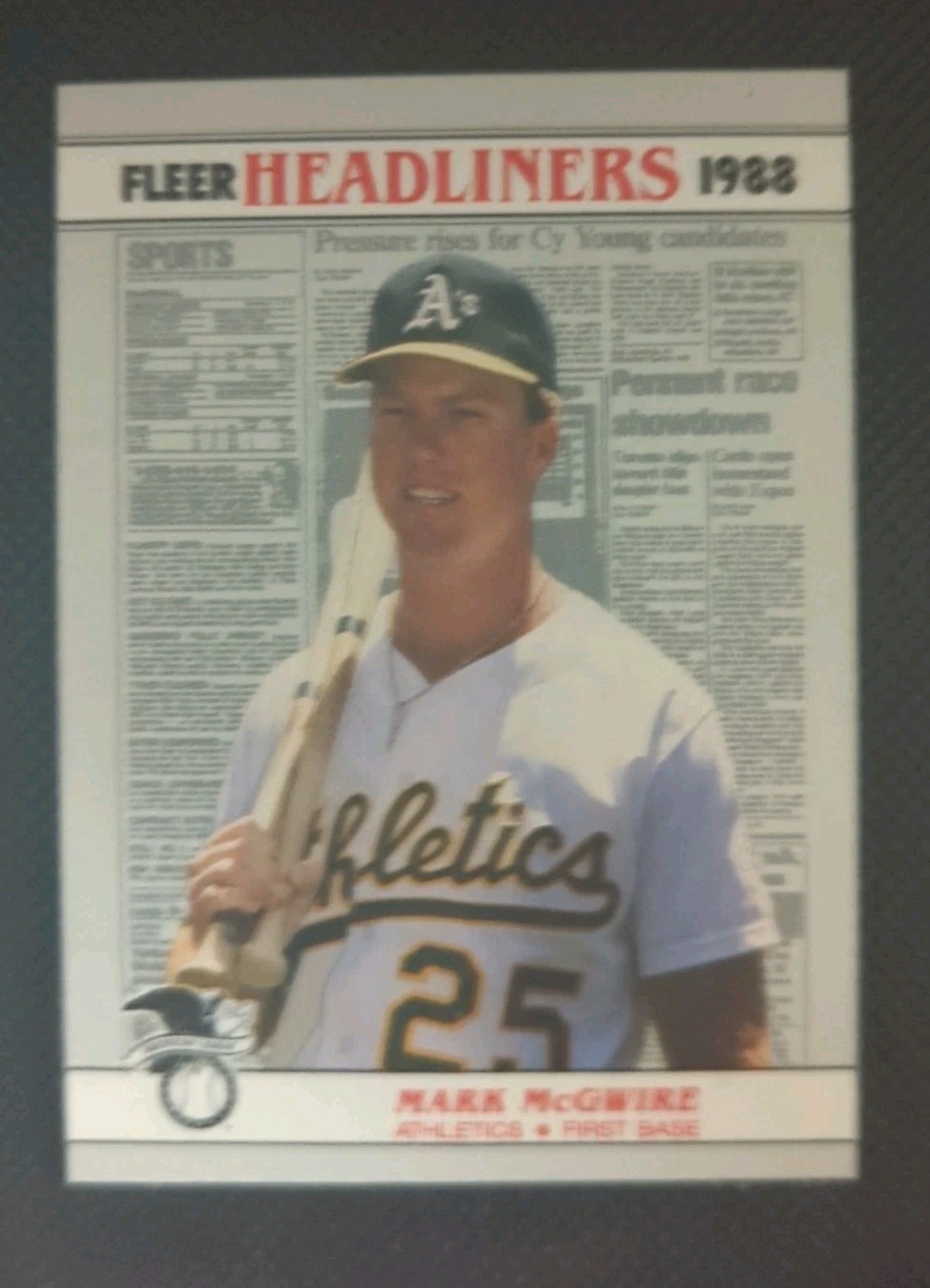 1988 Fleer - Headliners Mark McGwire #2
