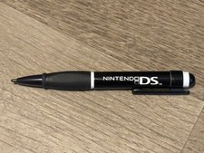 Nintendo DS Large Black OEM Original Retractable Pen Stylus W/Rubber Grip