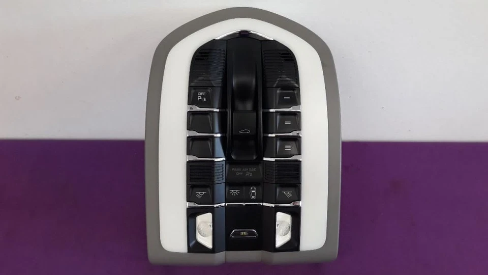 12 PPORSCHE PANAMERA ВЕРХНЯЯ КРЫША КОНСОЛЬ СЕРЫЙ ЛЮК ПАРКОВКА АССИСТЕНТ - Изображение 2 из 4