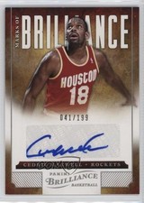 2012-13 Panini Brilliance Marks of 41/199 Cedric Maxwell #139 Auto 07mp