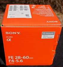 Sony FE 28-60mm f/4-5.6 Full Frame ZOOM LENS SEL2860 E-Mount NEW NEVER OPENED