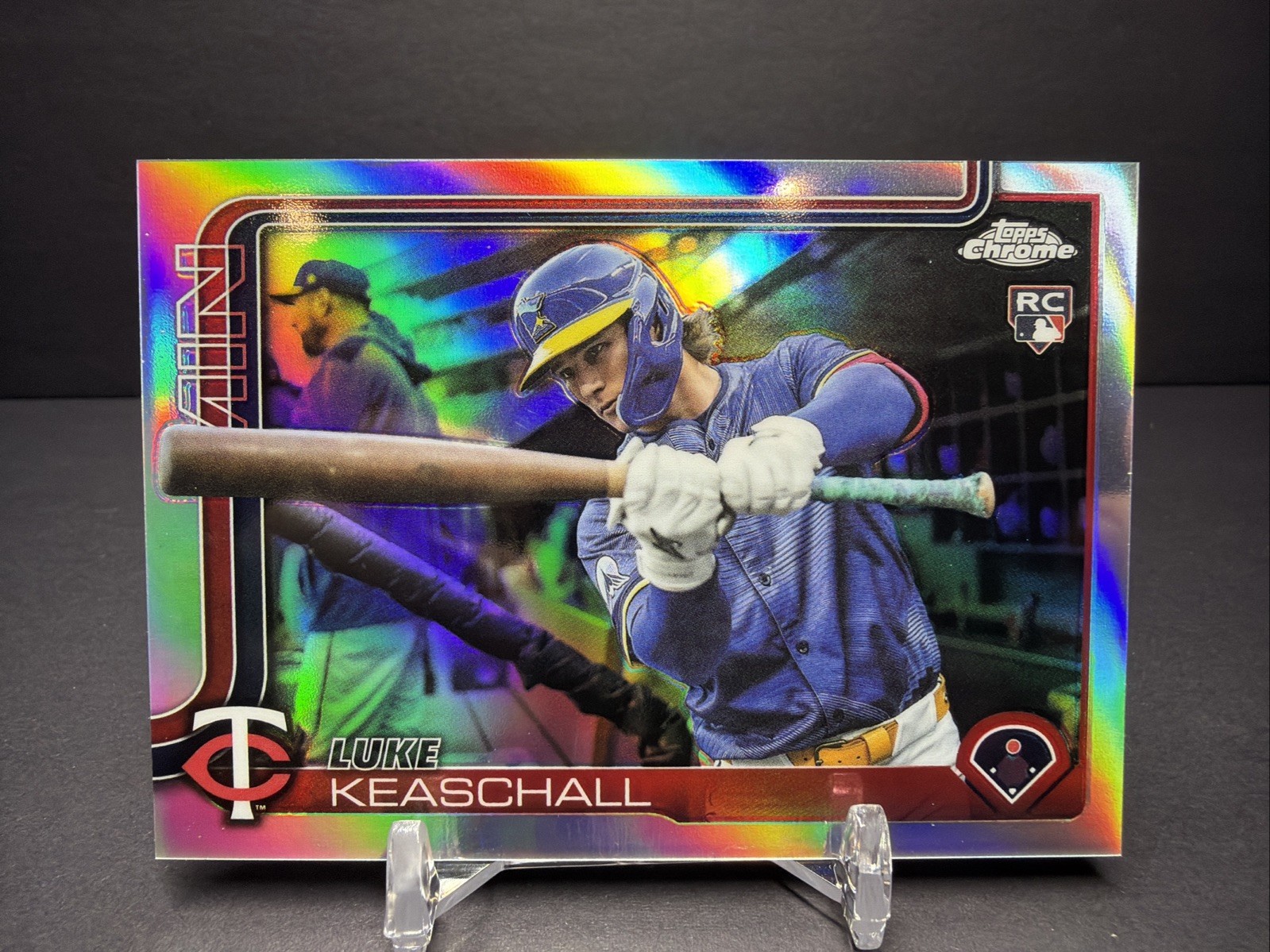 2025 Topps Chrome Update Luke Keaschall #USC106 Image Variation (RC)