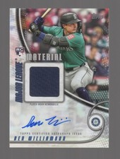 2025 Topps Update BEN WILLIAMSON Major League Material Relic Auto RC #50/50