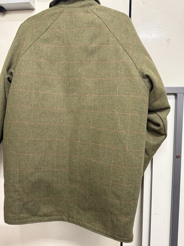 Bronte Classic Countrywear Tweed Wool Blend Jacket Coat Large Green - Picture 7 of 10