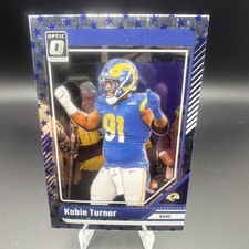 Panini Donruss Optic Stars Prizm Kobie Turner #118 Rams NFL Football 2024