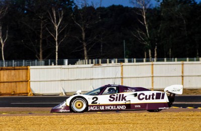 Jan Lammers Andy Wallace Franz Konrad Silk Cut Jaguar Jaguar XJR 1- Old Photo 10
